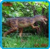 Professional dinosaurio animatronic figerglass dinosaur statue