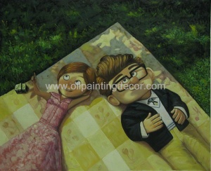 movie up oil paintings - up