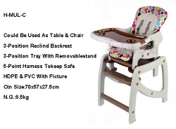 china baby high chair of multi-function