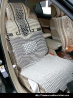 Ice Silk Hand Weave Car Seat Cover Seat Cushion - B001