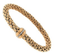 Wholesale gold plat stainless steel fashion women charm bracelet