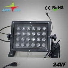 led wall washer AC90-265V 24*1W cool white for outside decoration