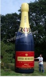 Inflatable advertising bottle