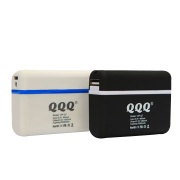 PVC package 5200mah portable power bank charger for mobile phone music player