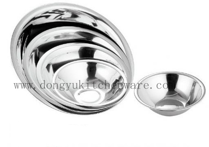 Stainless Steel Mixing Bowls and Salad Bowls