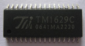 TM1629C　LED board driver IC