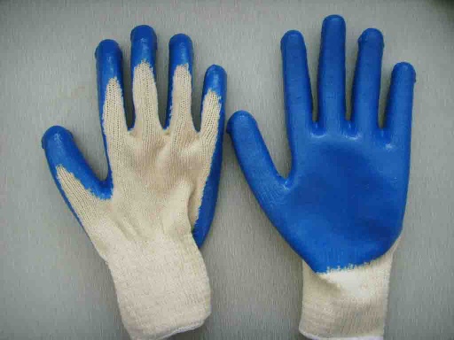 Latex Coated Gloves with Cotton Liner