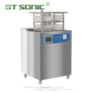Lifting automatic three frequency ultrasonic medical cleaner 96L/144L
