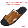 Mens summer leather slippers manufacturers in china