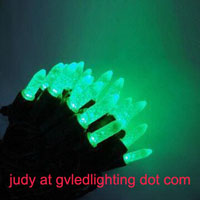 Strawberry-faced LED C7 Christmas Lights for Holiday Decoration, UL-approved, with E12 Base