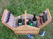 4 Person picnic basket, willow basket hd-p001