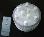Remote Submersible LED Light---9 LED White