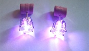 LE_P06 Purple Light up earrings