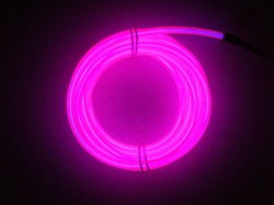 3.2mm High Brightness Single core EL wire-Pink
