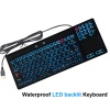 Industrial keyboard waterproof LED touchpad