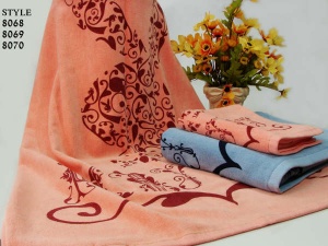 cotton yarn dyed jacquard bar towels