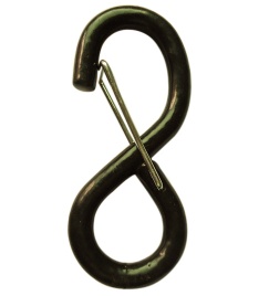 1\ P.E. Coated S-Hook with keeper - S367-1