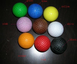 low bounce practice golf ball