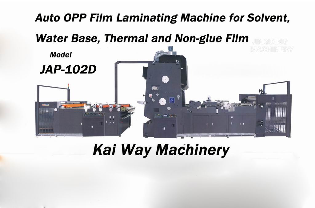Auto OPP Film Laminator for Solvent, Water base, Thermal and Non-glue Film
