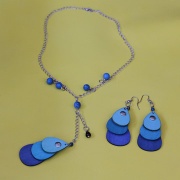 Wood Jewelry /Fashion Jewelry Set/Earring with Rivet/Jewellery/necklace with rivet