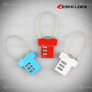 Flexible Cable Combination Lock