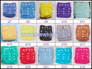 Fashionable  Printing PUL Waterproof Baby Cloth Diapers Nappies - FU Series