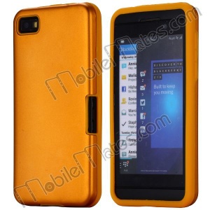 New Arrival Aluminum Hard Case + Silicone Cover Case for BlackBerry Z10