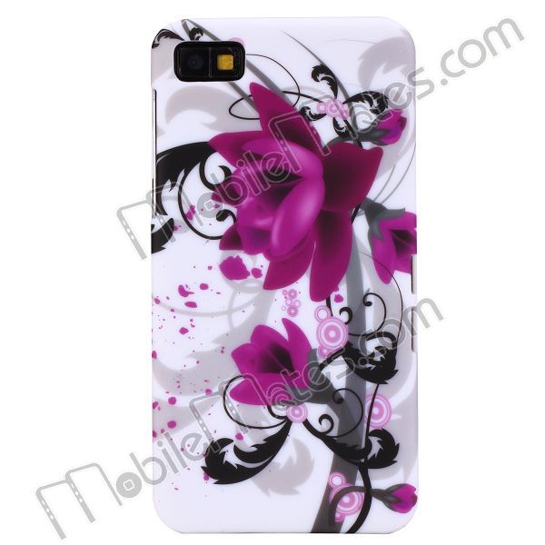 Flowers Style Hard Case Cover for Blackberry Z10