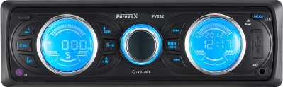 double LCD displayer car mp3 player with remote control