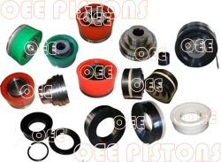 Mud pump long life pistons and piston rubbers