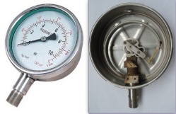 sainless steel pressure gauge