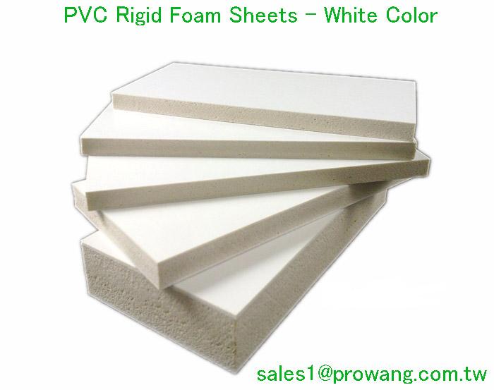 PVC Rigid Foam Sheet - White Color