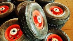 rubber wheel  350-4 - QD-wheel-002