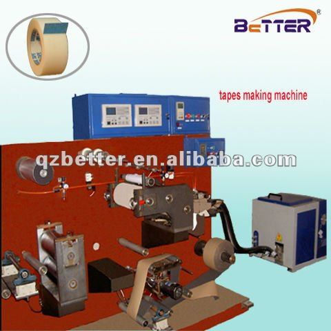 adhesive tapes production line, adhesive stickers making machine