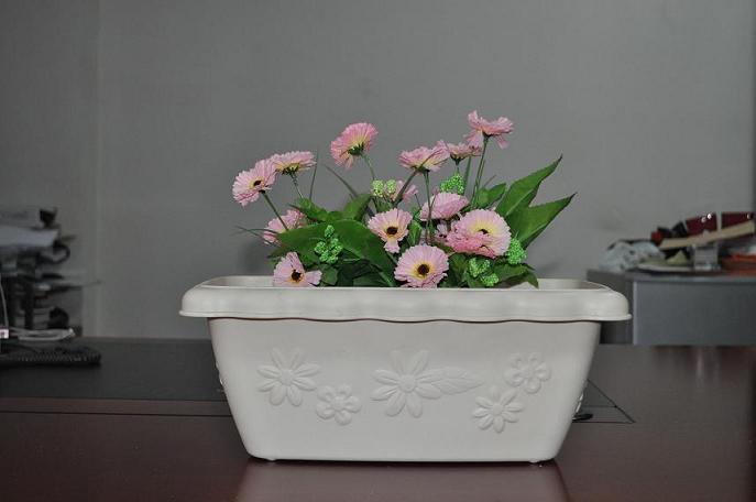 Cheap Durable Flower Large Garden Pots In 470*230*175 mm