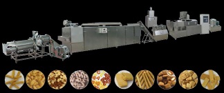 inflating snacks food processing line