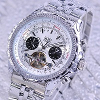 Hot quality mechanical stainless steel watch
