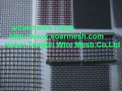 Woven crimped wire mesh