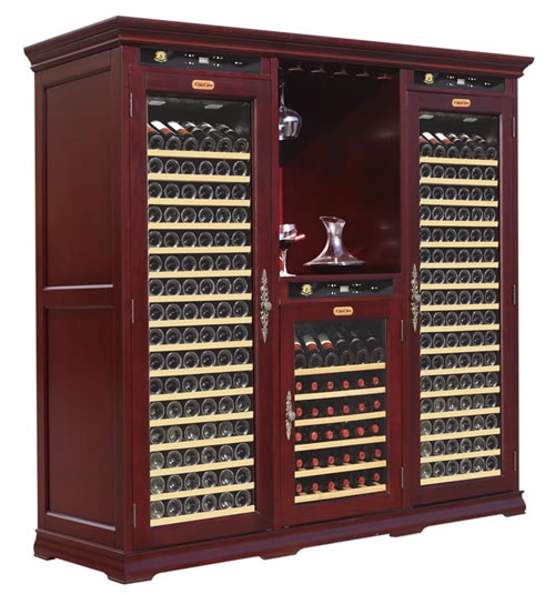 Giant Wooden Wine Cooler Wine Cabinet in Furniture Wine Cellar for Villa 260-300 bottles