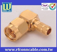 SMA Male Crimp for Coaxial Cable RG58/174 U