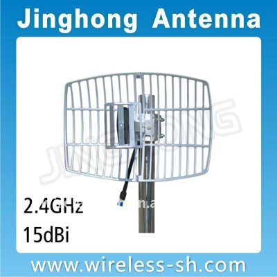 2.4GHz 15dBi Grid Parabolic Antenna grid antenna - JHG-2425-15