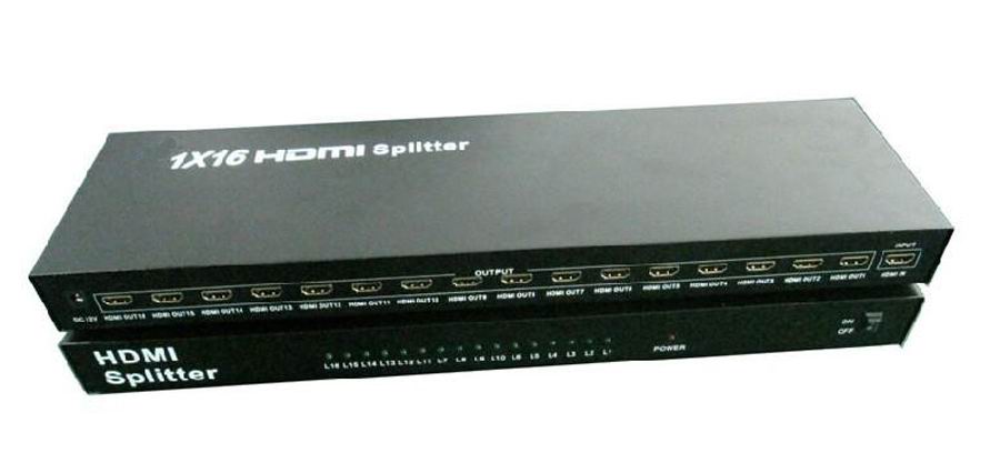 New product one in sixteen out HDMI splitter,support 4K*2K