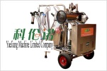rotary vane vacuum pump milking trolley