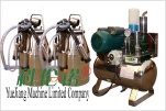 9J series rotary vane vacuum milking machine group