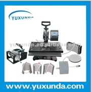 High quality Easy operation Combo 8 in 1 heat press machine / Sublimation machine / Heat transfer machine