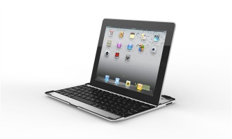 3 in 1 (Wireless Bluetooth Keyboard+Aluminum Case+iPad2 Stand) Aluminum bluetooth keyboard for iPad 2/3 - ZT-LY10