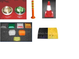 Road Stud, Speed Hump, Traffic Cone, High Visibility Vests, Traffic Warning Light