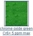 Chrome oxide green low CrCr±6 grade 