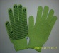 65% COTTON 35% POLYESTER GLOVES WITH PVC DOTS