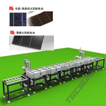 Plasma Metallizer for amorphous silicon PV solar cells - solar sputter line